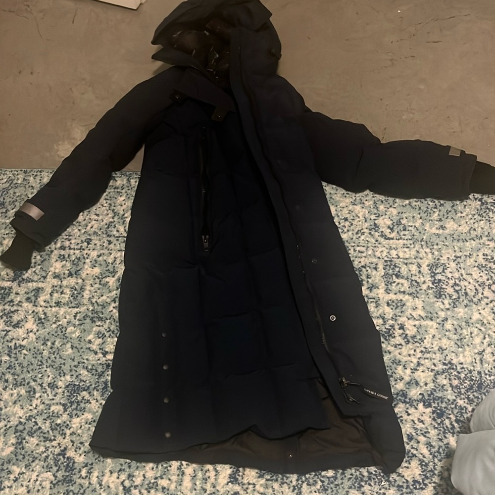 Blue Canada Goose long winter coat